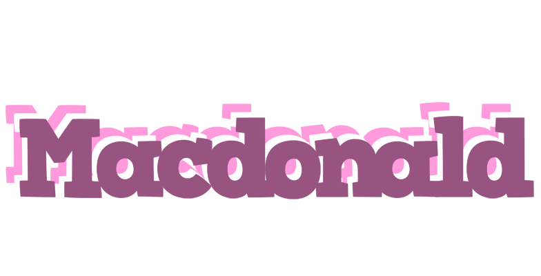 Macdonald relaxing logo