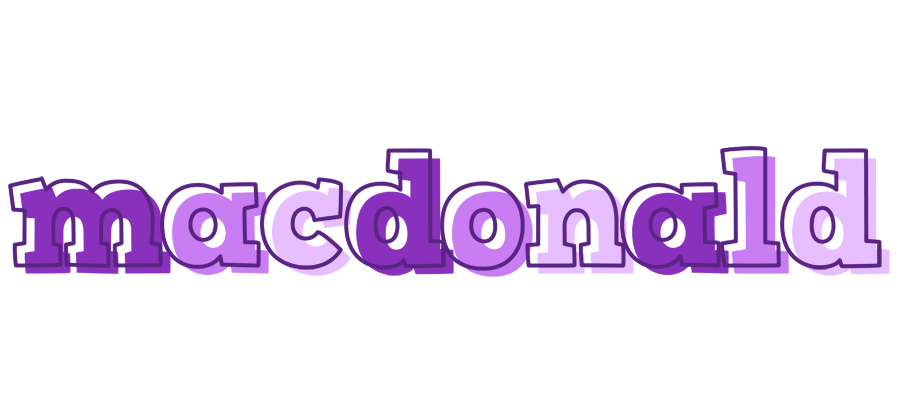 Macdonald sensual logo