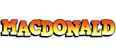 Macdonald sunset logo