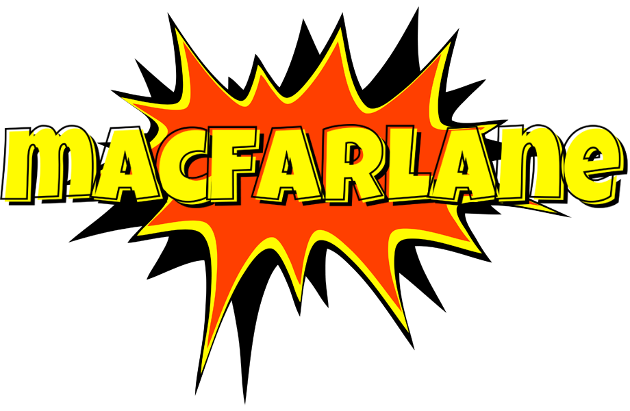 Macfarlane bazinga logo