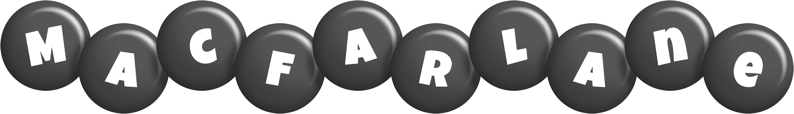 Macfarlane candy-black logo