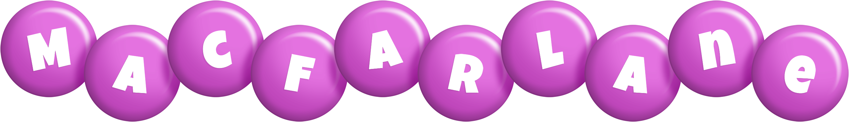 Macfarlane candy-purple logo