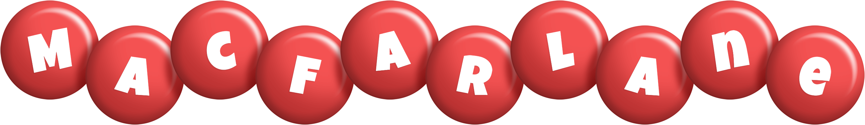 Macfarlane candy-red logo