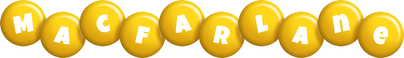 Macfarlane candy-yellow logo