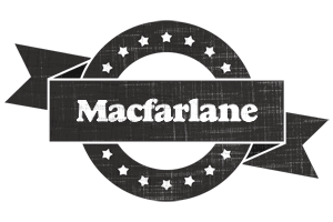 Macfarlane grunge logo
