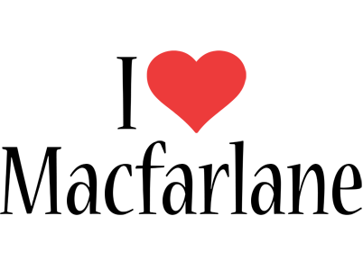 Macfarlane i-love logo