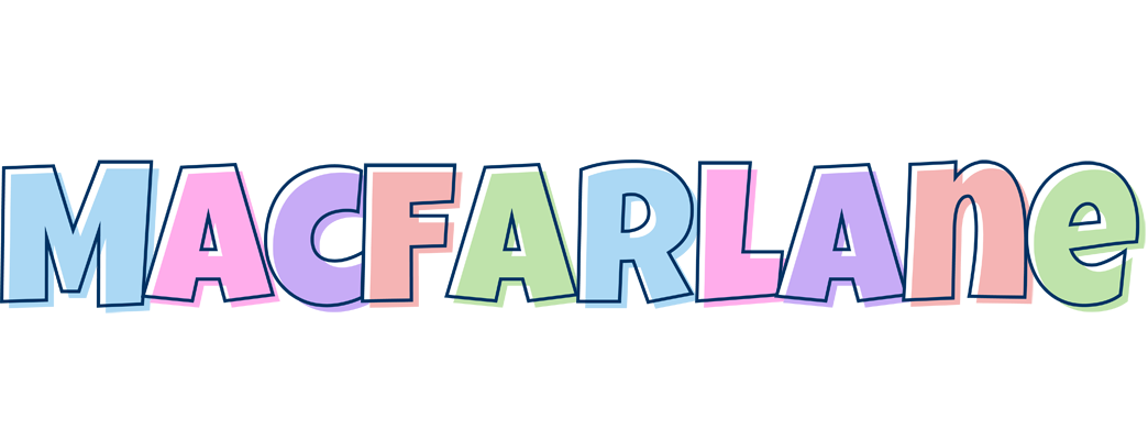 Macfarlane pastel logo