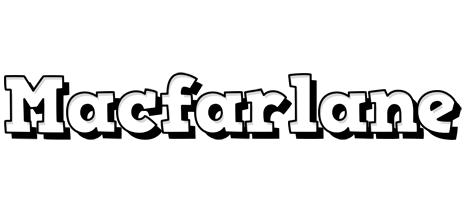 Macfarlane snowing logo