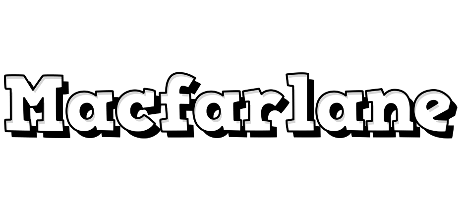 Macfarlane snowing logo