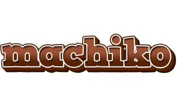 Machiko brownie logo