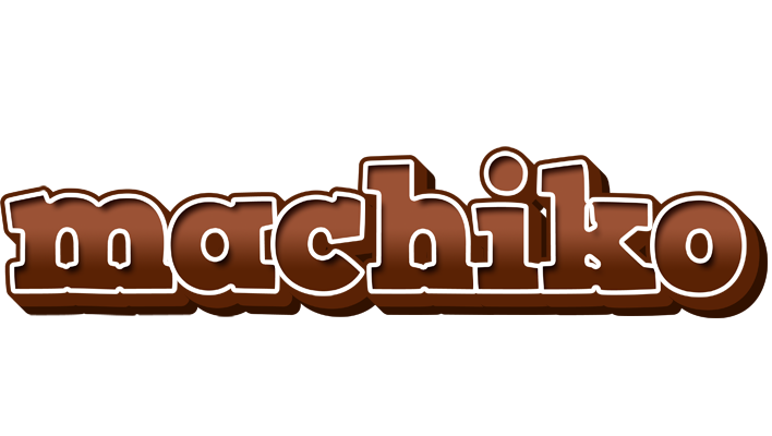 Machiko brownie logo