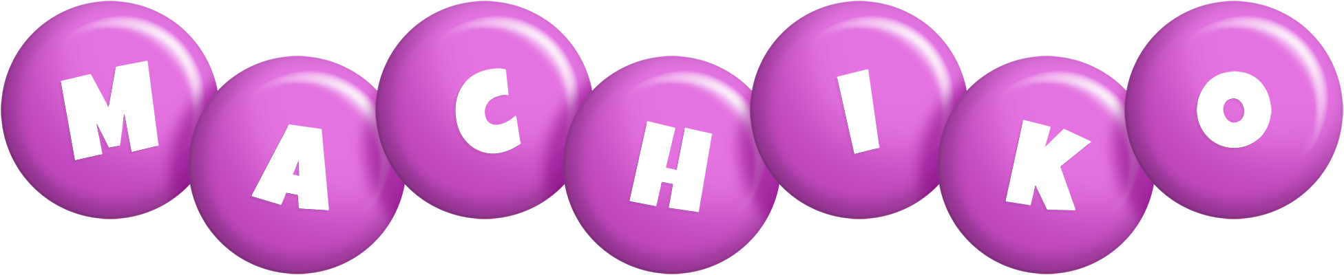 Machiko candy-purple logo