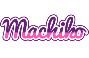 Machiko cheerful logo