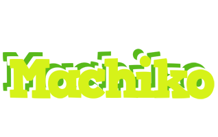 Machiko citrus logo