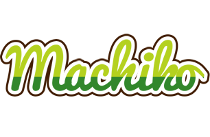 Machiko golfing logo