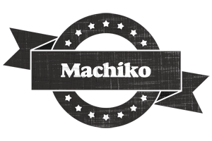 Machiko grunge logo