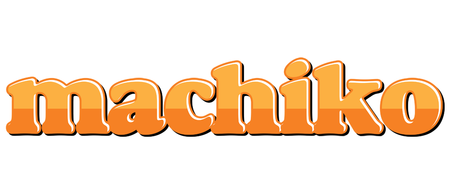 Machiko orange logo