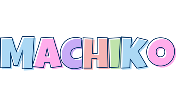 Machiko pastel logo