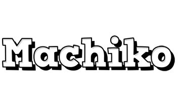 Machiko snowing logo