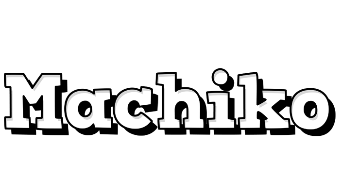 Machiko snowing logo