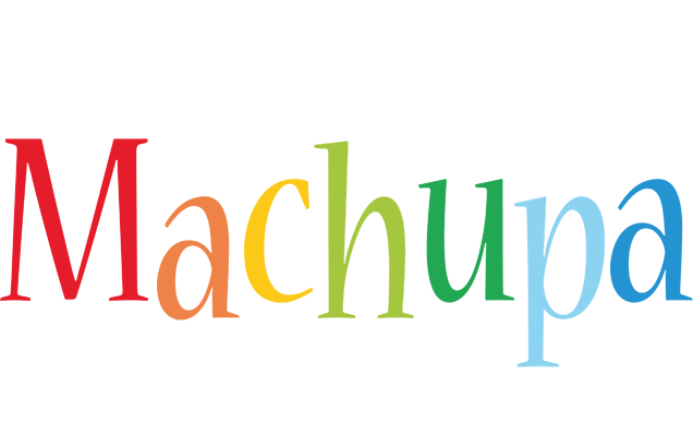 Machupa birthday logo