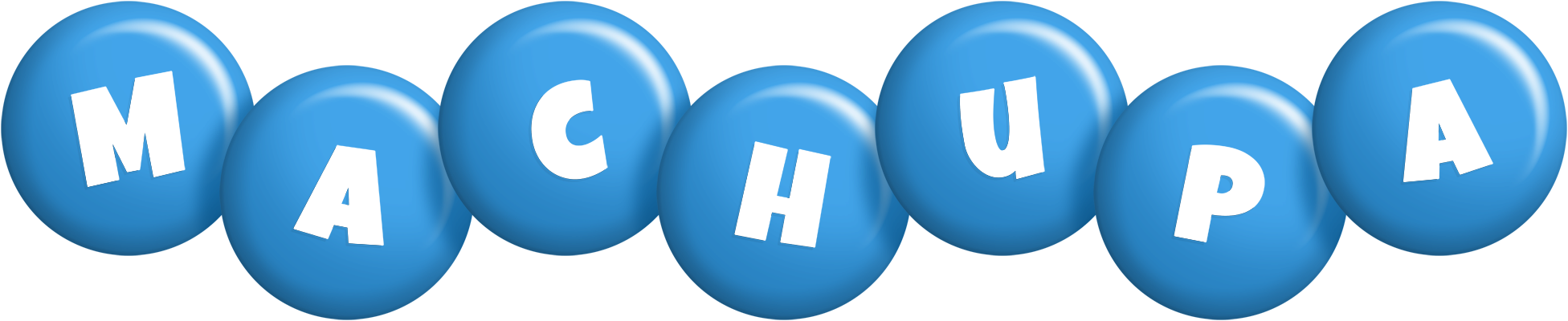 Machupa candy-blue logo