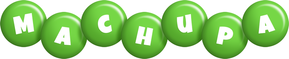 Machupa candy-green logo