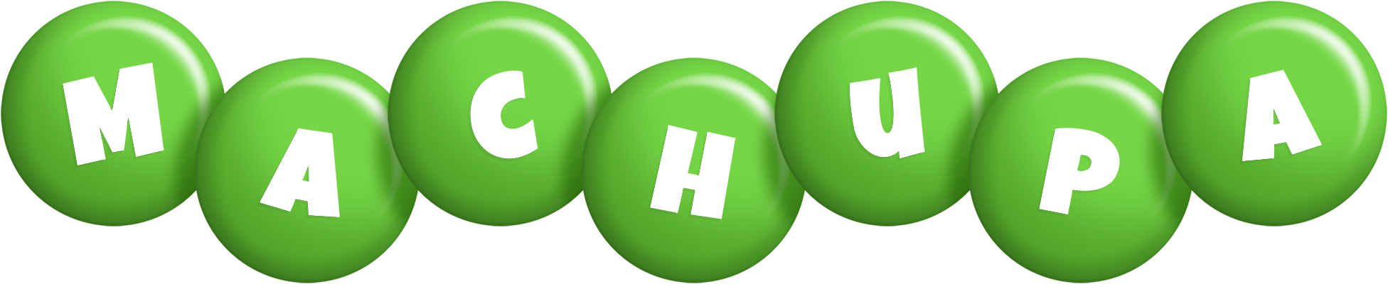 Machupa candy-green logo