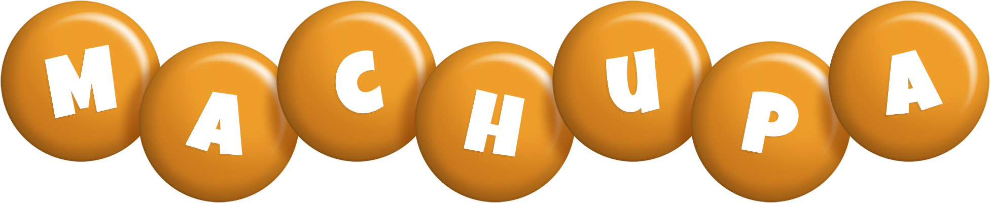 Machupa candy-orange logo