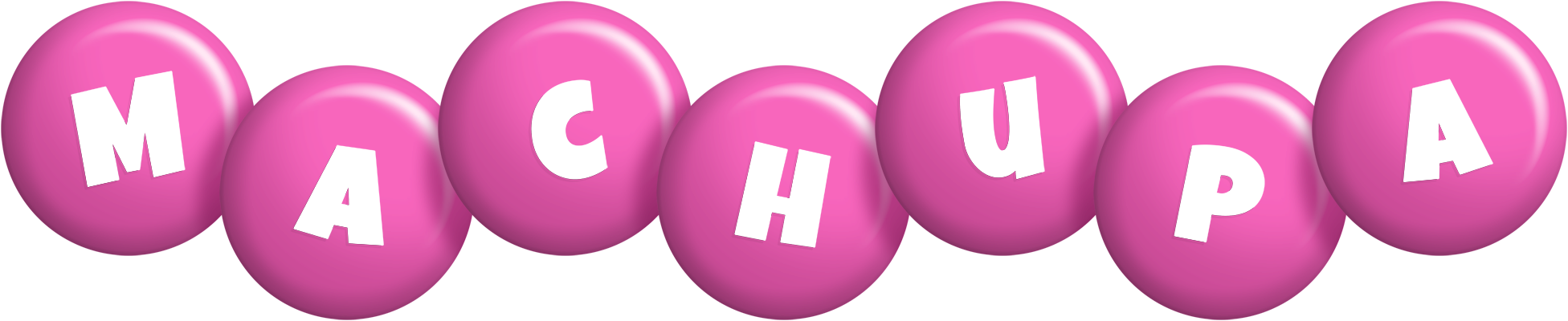 Machupa candy-pink logo