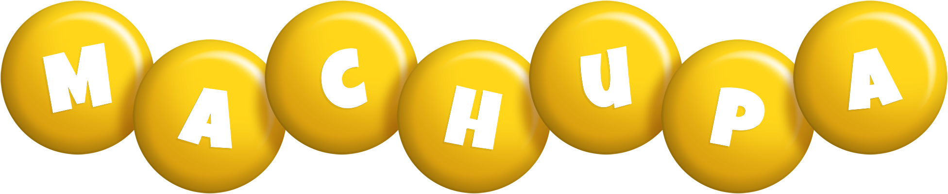 Machupa candy-yellow logo