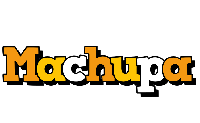 Machupa cartoon logo