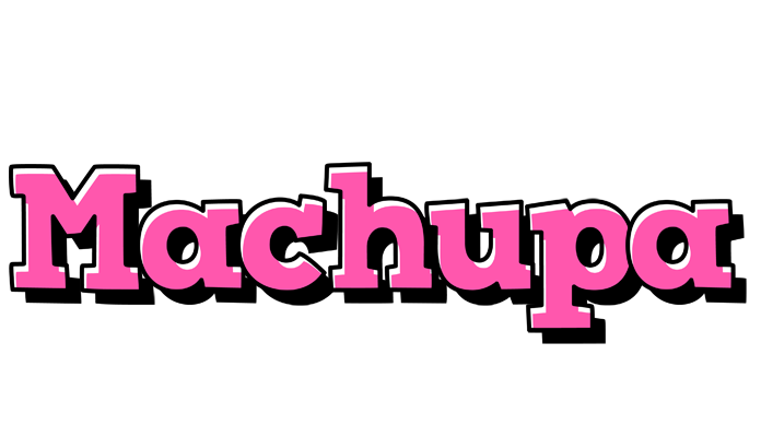 Machupa girlish logo