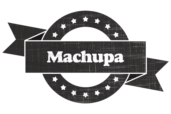 Machupa grunge logo