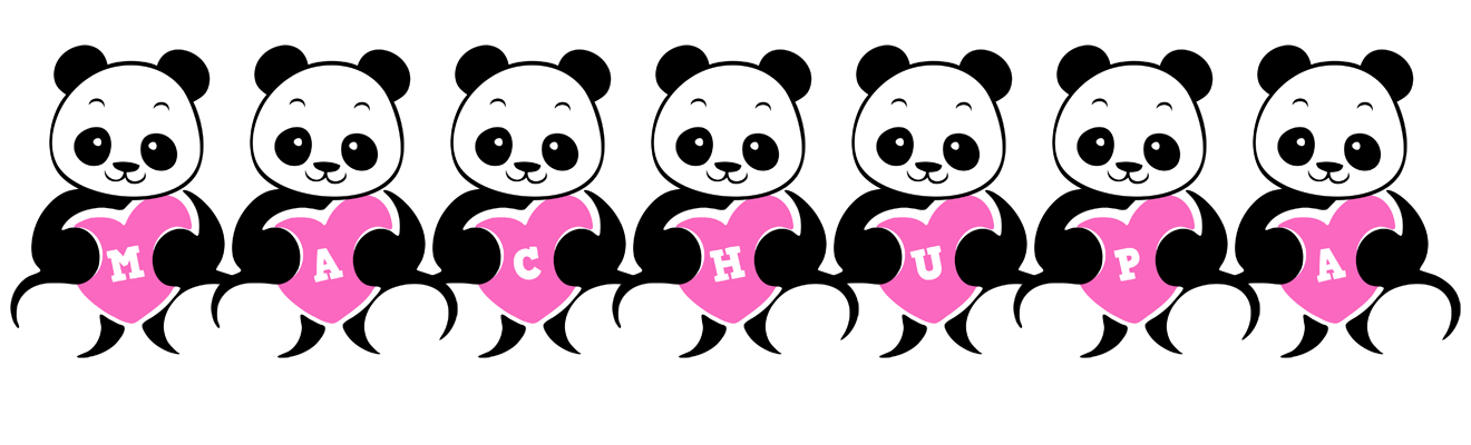 Machupa love-panda logo