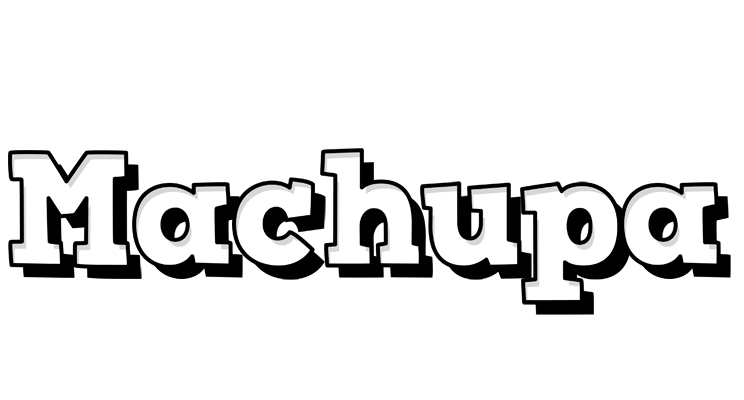 Machupa snowing logo