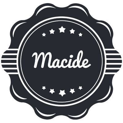 Macide badge logo