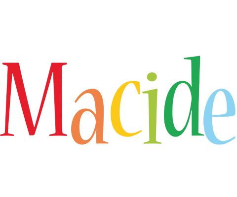 Macide birthday logo