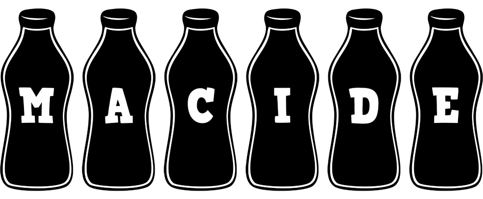 Macide bottle logo