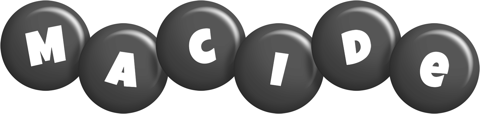 Macide candy-black logo