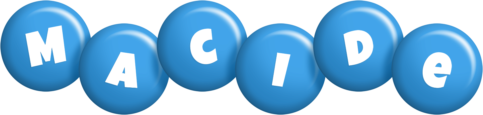 Macide candy-blue logo