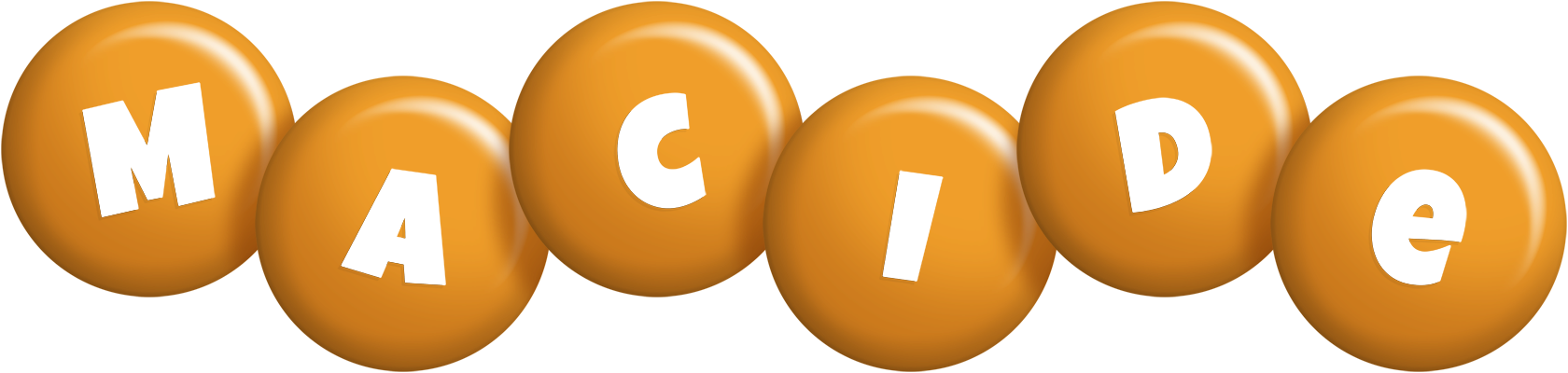 Macide candy-orange logo