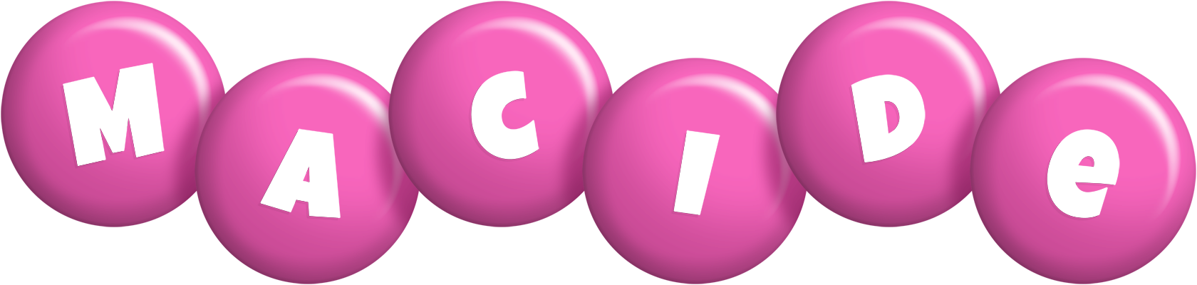 Macide candy-pink logo
