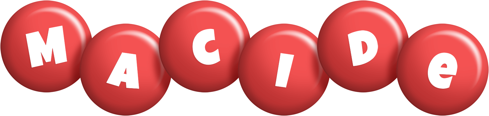 Macide candy-red logo