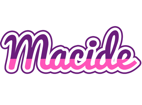 Macide cheerful logo