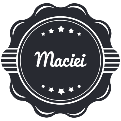 Maciei badge logo