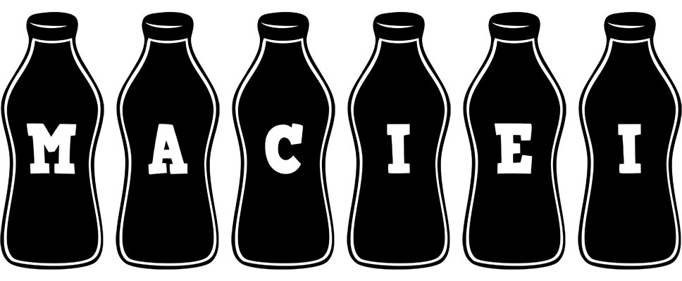 Maciei bottle logo