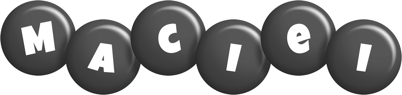 Maciei candy-black logo