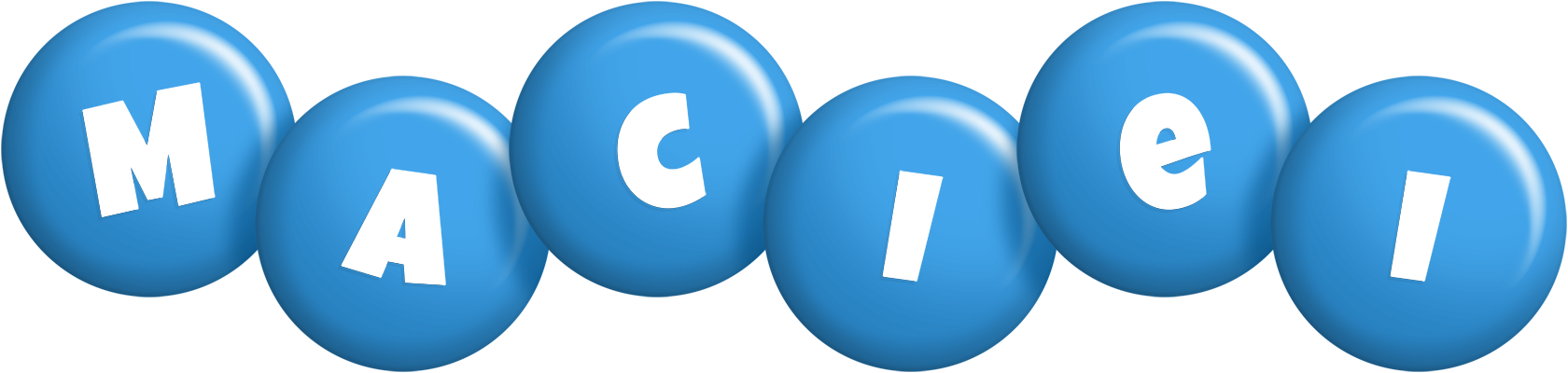 Maciei candy-blue logo