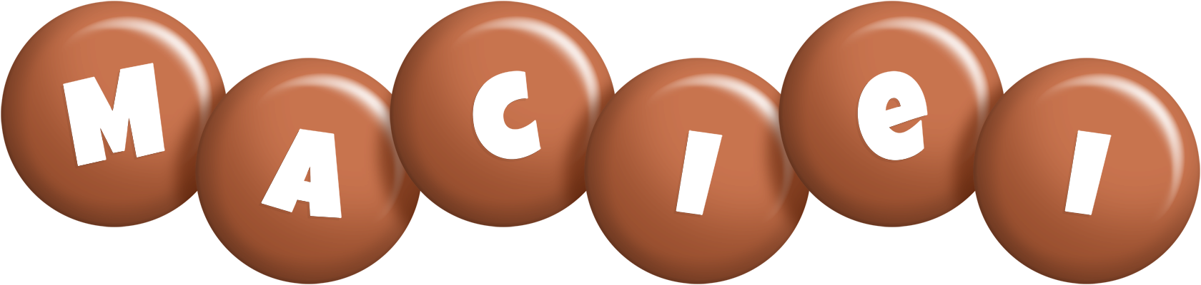 Maciei candy-brown logo